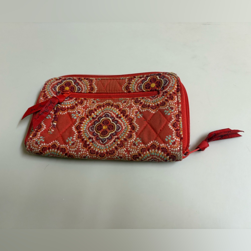 Vera Bradley Red Floral Quilted Wallet